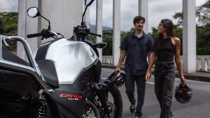 Domine a cidade com a nova CG 160 Cargo. Com um bagageiro homologado e suspensão reforçada. Encontre a sua na Kaito Motos!